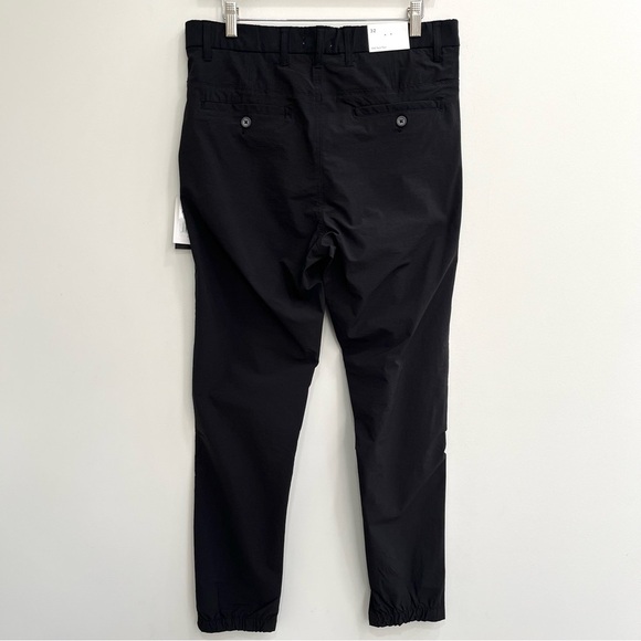 Onia men’s 360 Tech pants joggers in Black Zipper ankle snap pocket  32 - Picture 4 of 12